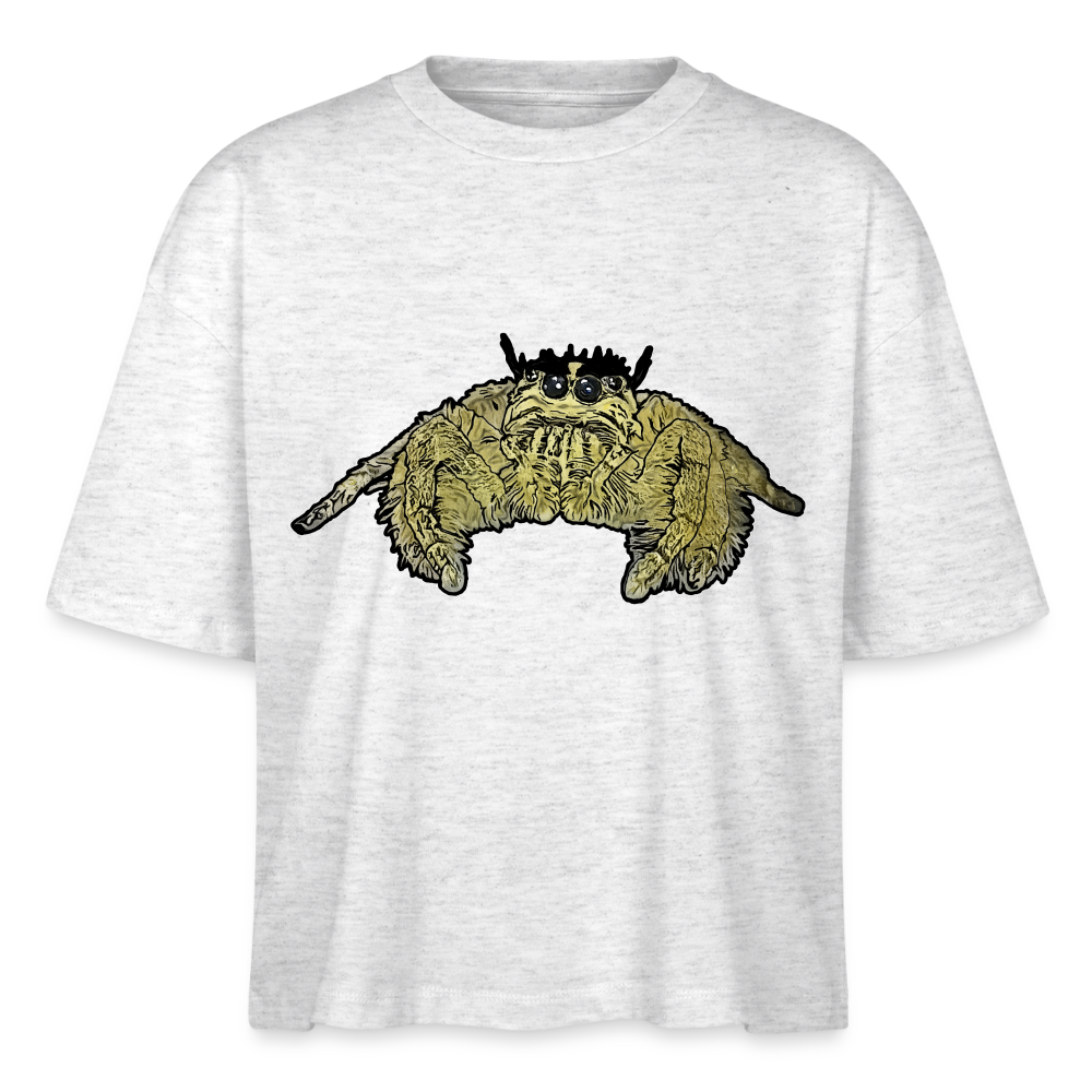 Frauen Stanley & Stella Boxy Bio-T-Shirt Hyllus diardi - Weiß meliert