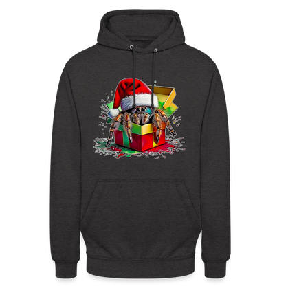 Unisex Hoodie Weihnachtsgeschenk Springspinne - Anthrazit