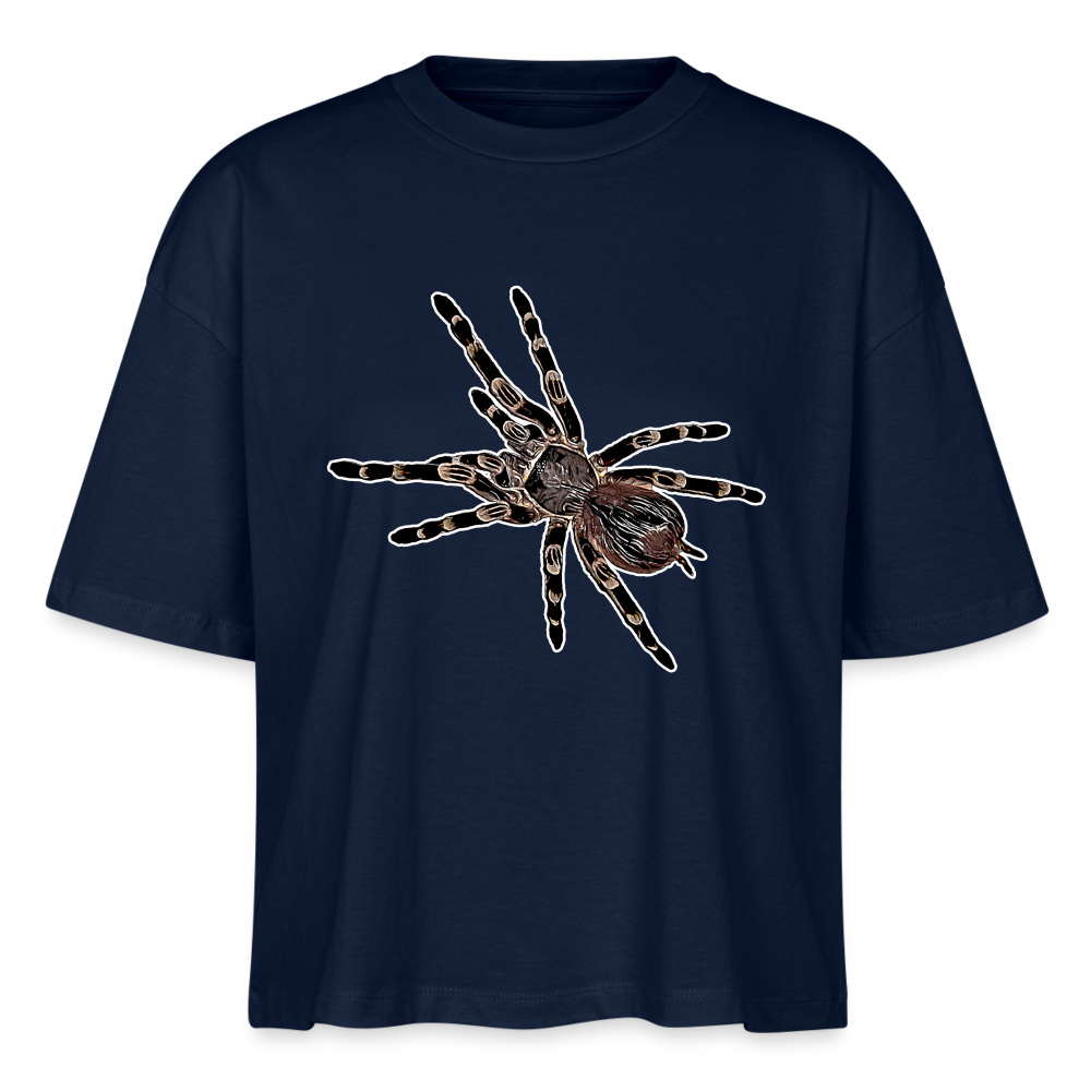 Frauen Stanley & Stella Boxy Bio-T-Shirt Acanthoscurria geniculata - Navy