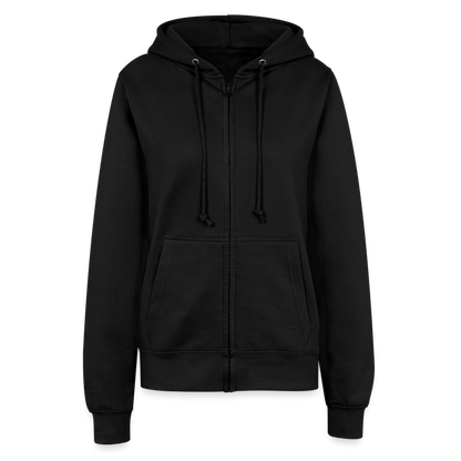 Frauen Zip-Hoodie Acanthoscurria geniculata - Schwarz