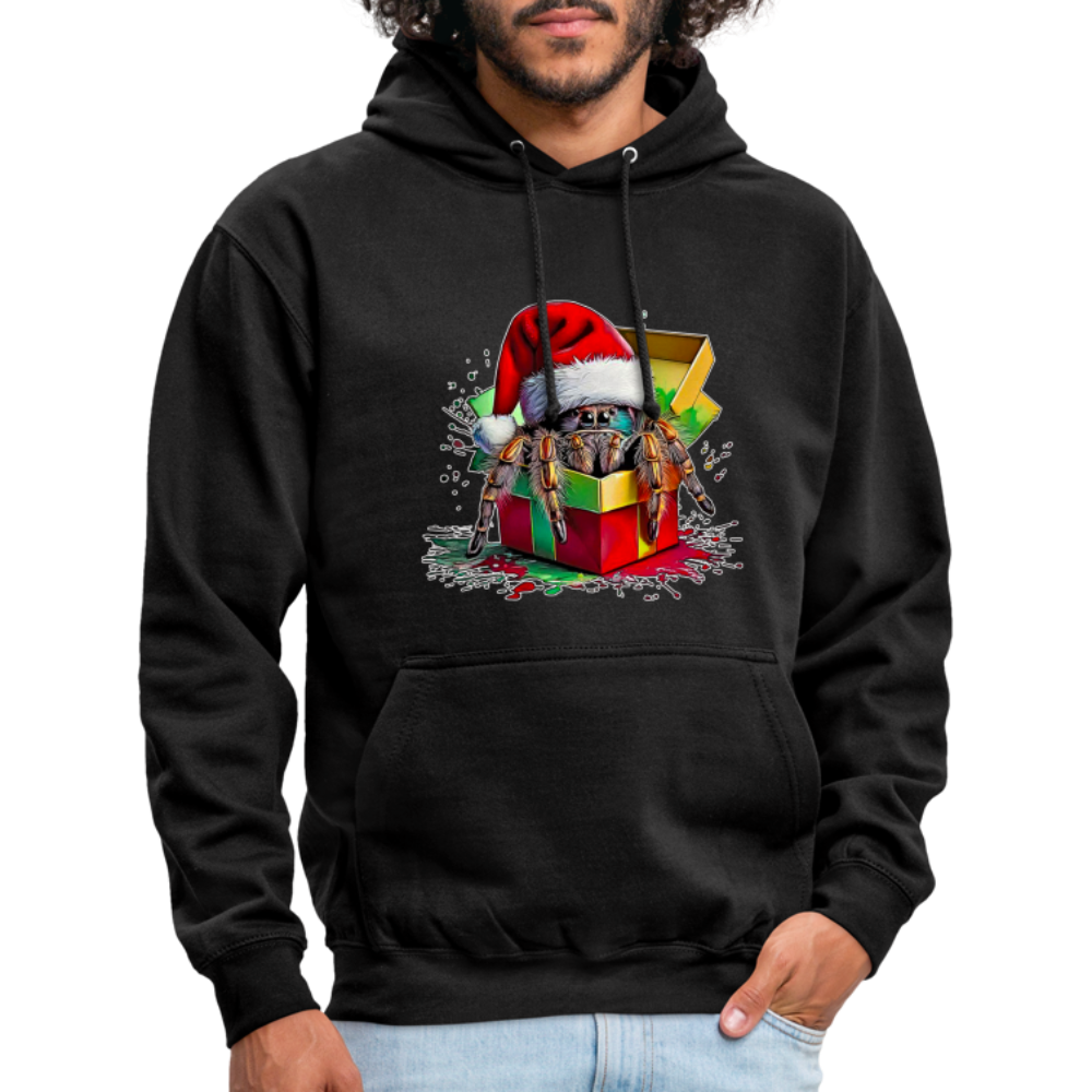 Unisex Hoodie Weihnachtsgeschenk Springspinne - Schwarz