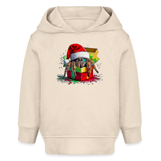 Baby Stanley & Stella Bio Hoodie Weihnachtsgeschenk Springspinne - Naturweiß
