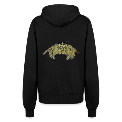 Frauen Zip-Hoodie Hyllus diardi - Schwarz