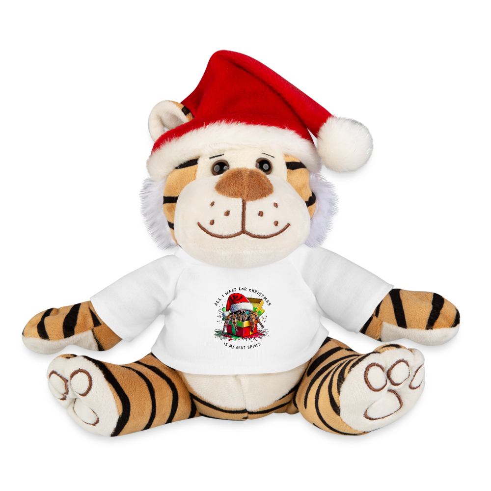 Weihnachtstiger Weihnachtsgeschenk Springspinne - Weiß