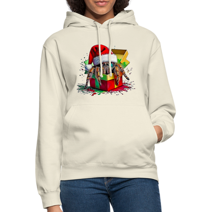 Unisex Hoodie Weihnachtsgeschenk Springspinne - Vanille-Milchshake