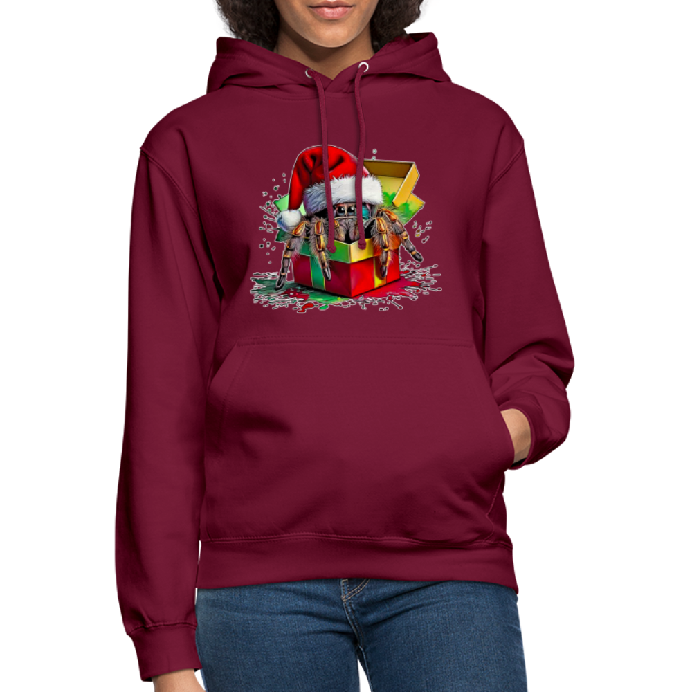 Unisex Hoodie Weihnachtsgeschenk Springspinne - Bordeaux
