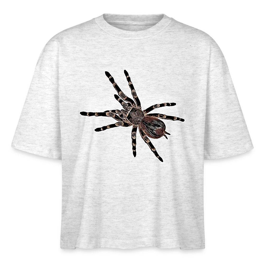 Frauen Stanley & Stella Boxy Bio-T-Shirt Acanthoscurria geniculata - Weiß meliert