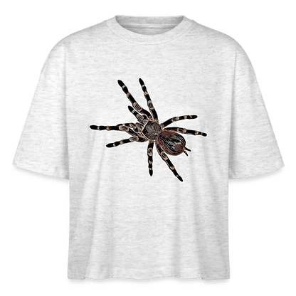 Frauen Stanley & Stella Boxy Bio-T-Shirt Acanthoscurria geniculata - Weiß meliert