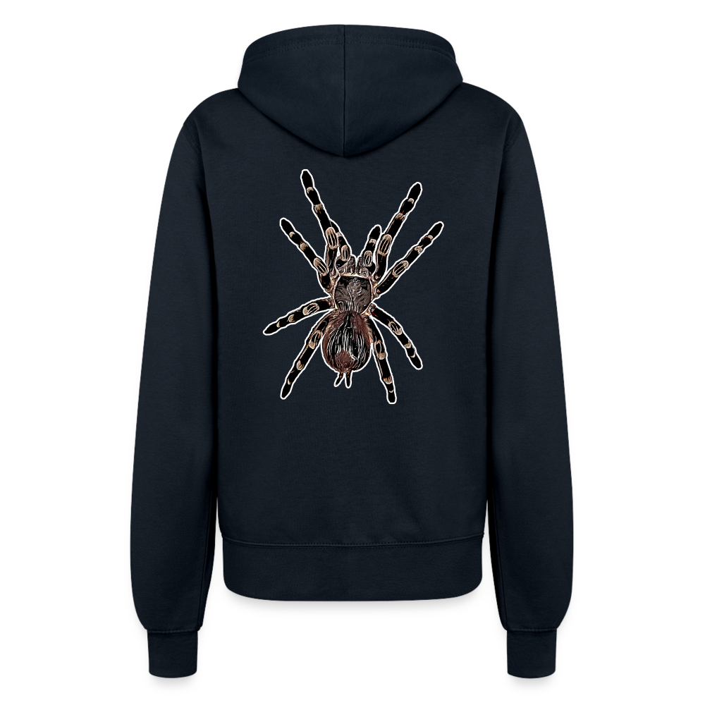 Frauen Zip-Hoodie Acanthoscurria geniculata - Navy