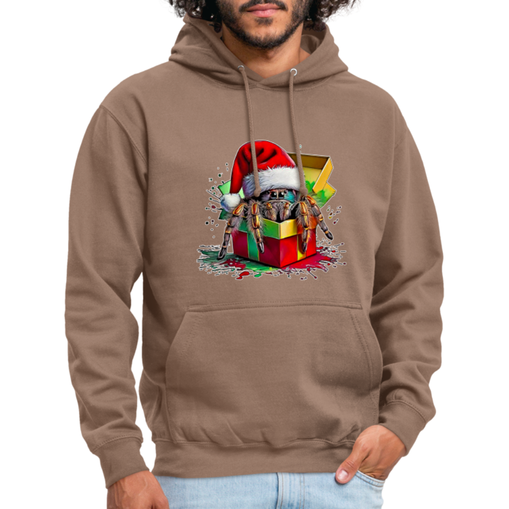 Unisex Hoodie Weihnachtsgeschenk Springspinne - Mokka