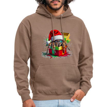 Unisex Hoodie Weihnachtsgeschenk Springspinne - Mokka