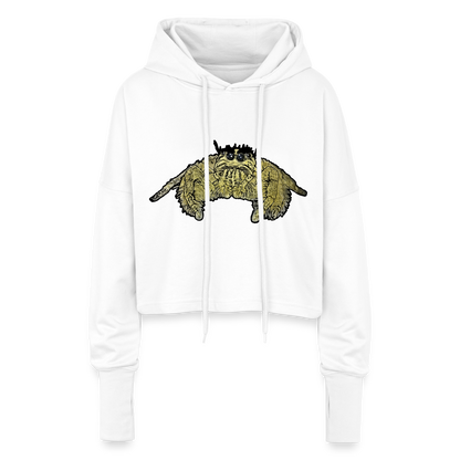 Frauen Cropped Hoodie Hyllus diardi - Weiß