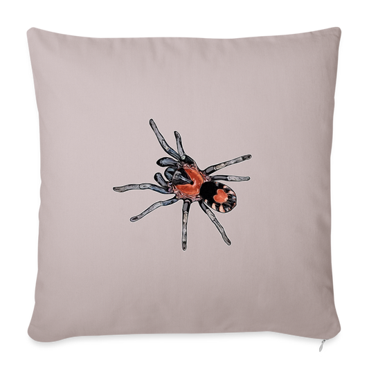 Sofakissen mit Füllung 44 x 44 cm Cyriocosmus elegans - helles Taupe