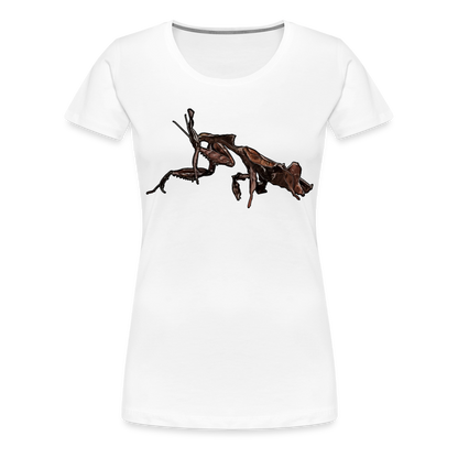 Frauen Basic T-Shirt Phyllocrania paradoxa female 2 - weiß
