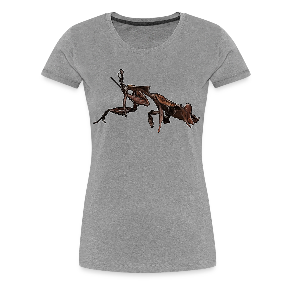 Frauen Basic T-Shirt Phyllocrania paradoxa female 2 - Grau meliert