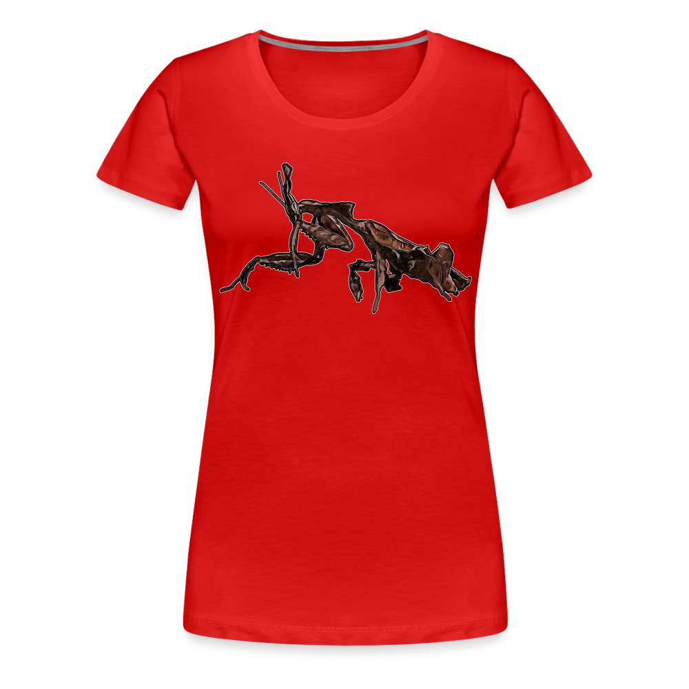 Frauen Basic T-Shirt Phyllocrania paradoxa female 2 - Rot