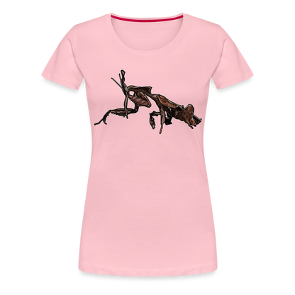 Frauen Basic T-Shirt Phyllocrania paradoxa female 2 - Hellrosa