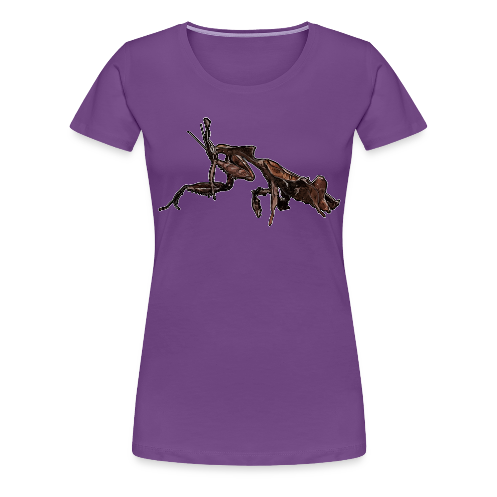 Frauen Basic T-Shirt Phyllocrania paradoxa female 2 - Lila