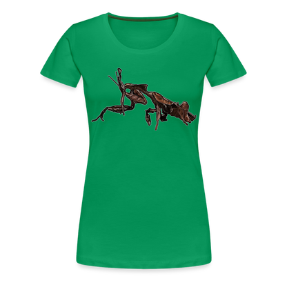 Frauen Basic T-Shirt Phyllocrania paradoxa female 2 - Kelly Green