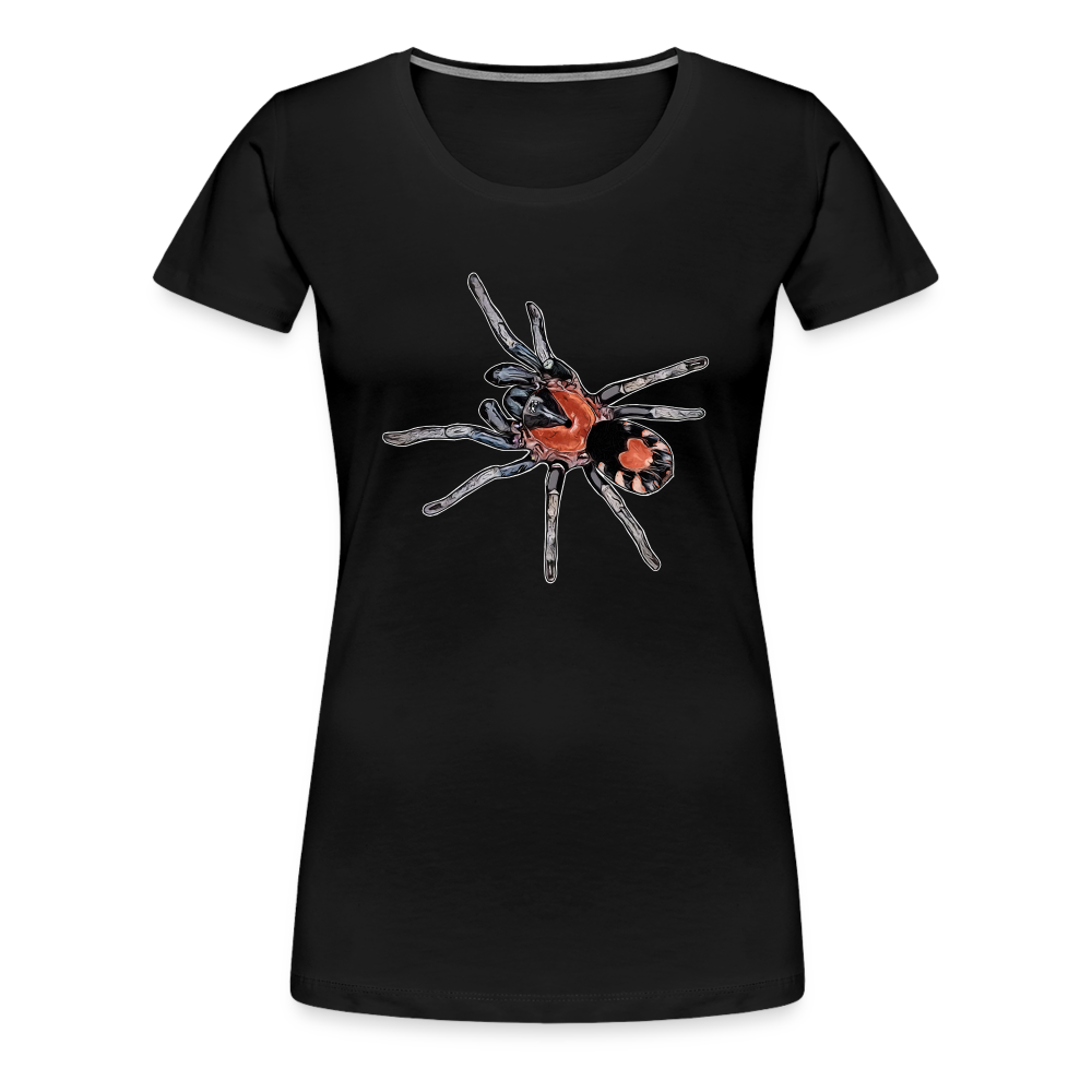 Frauen Basic T-Shirt Cyriocosmus elegans - Schwarz