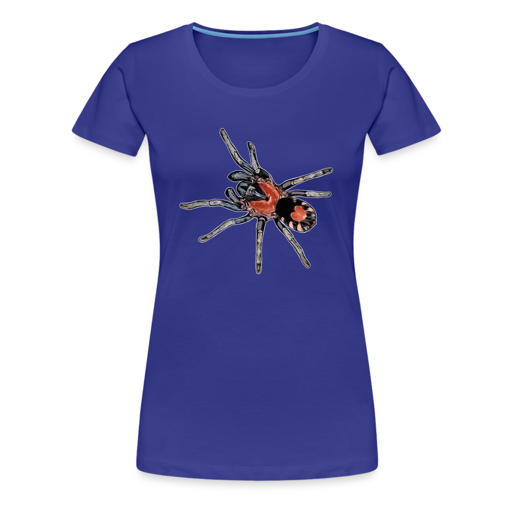 Frauen Basic T-Shirt Cyriocosmus elegans - Königsblau