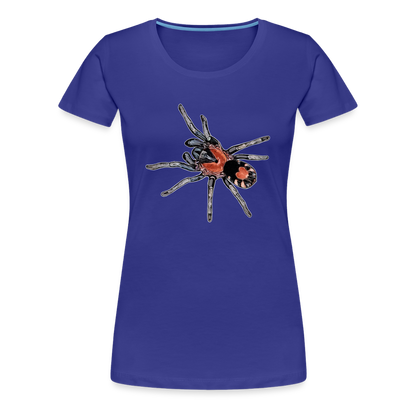 Frauen Basic T-Shirt Cyriocosmus elegans - Königsblau