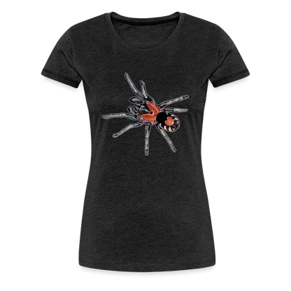 Frauen Basic T-Shirt Cyriocosmus elegans - Anthrazit