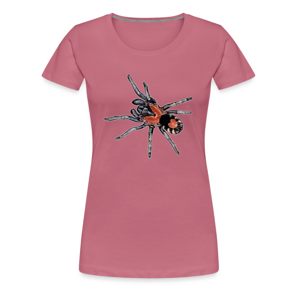 Frauen Basic T-Shirt Cyriocosmus elegans - Malve