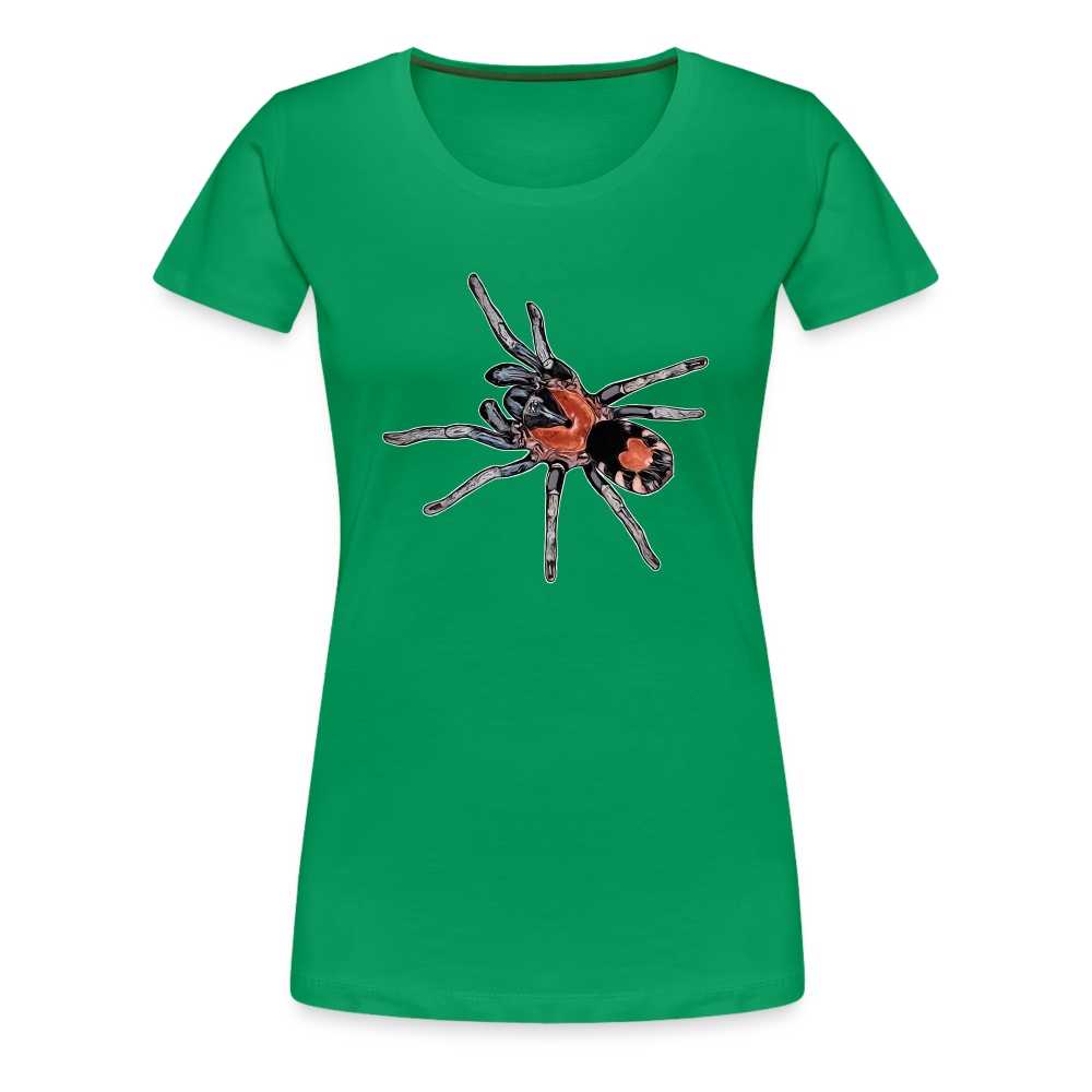 Frauen Basic T-Shirt Cyriocosmus elegans - Kelly Green