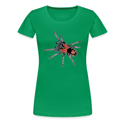Frauen Basic T-Shirt Cyriocosmus elegans - Kelly Green
