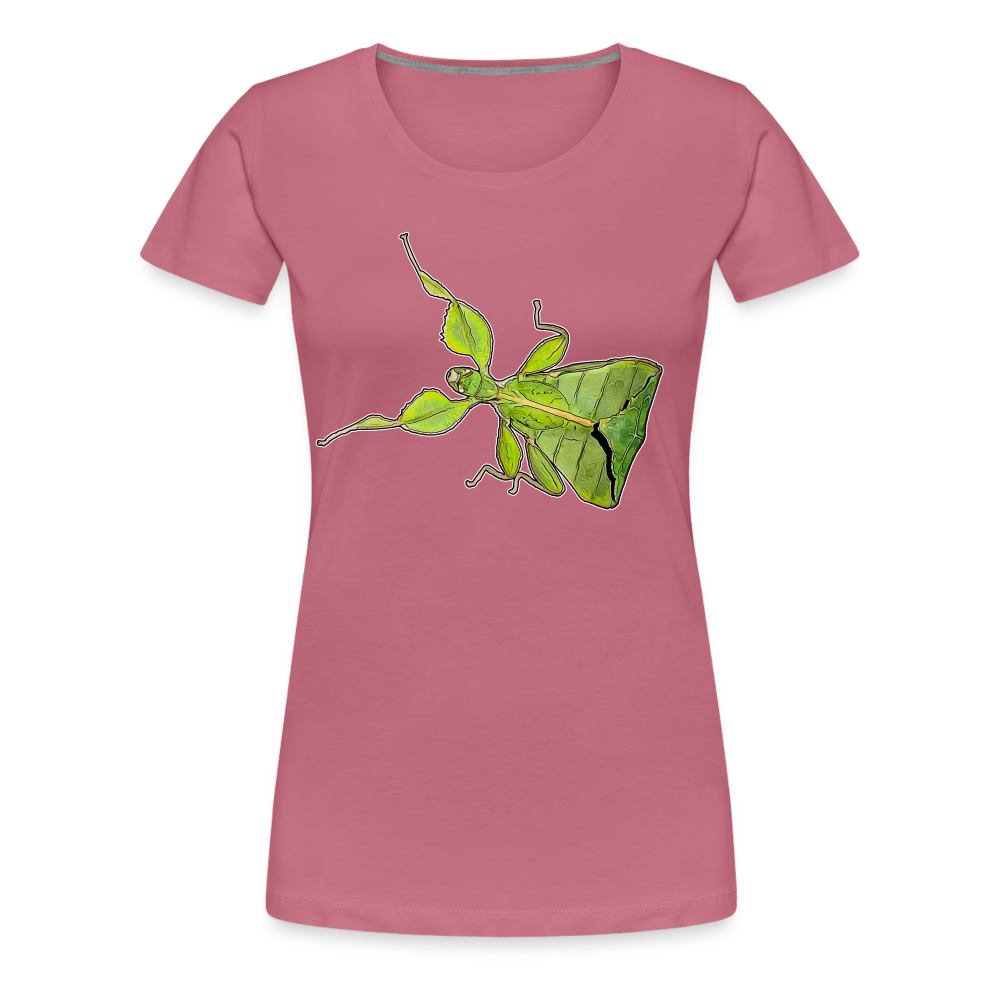 Frauen Basic T-Shirt Phyllium philippinicum female - Malve