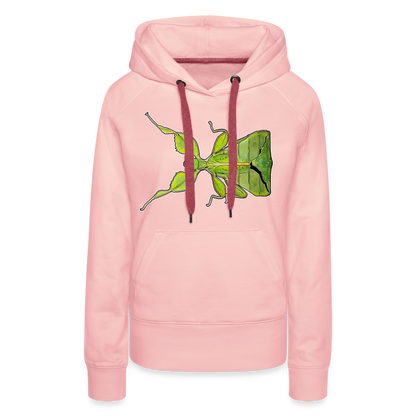Frauen Hoodie Phyllium philippinicum female - Kristallrosa