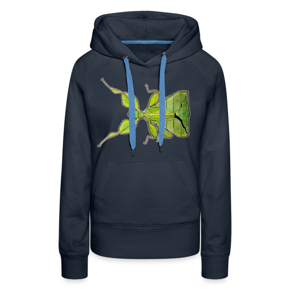 Frauen Hoodie Phyllium philippinicum female - Navy