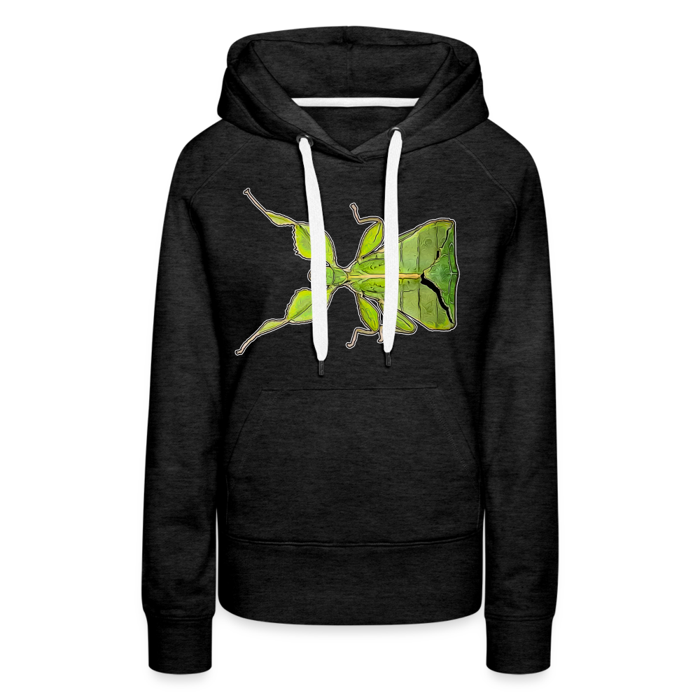 Frauen Hoodie Phyllium philippinicum female - Anthrazit