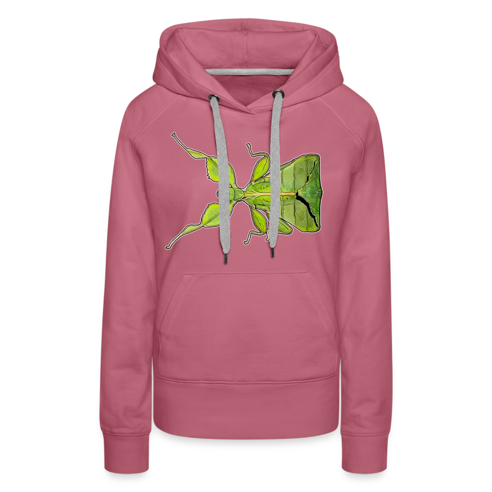 Frauen Hoodie Phyllium philippinicum female - Malve