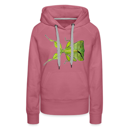 Frauen Hoodie Phyllium philippinicum female - Malve
