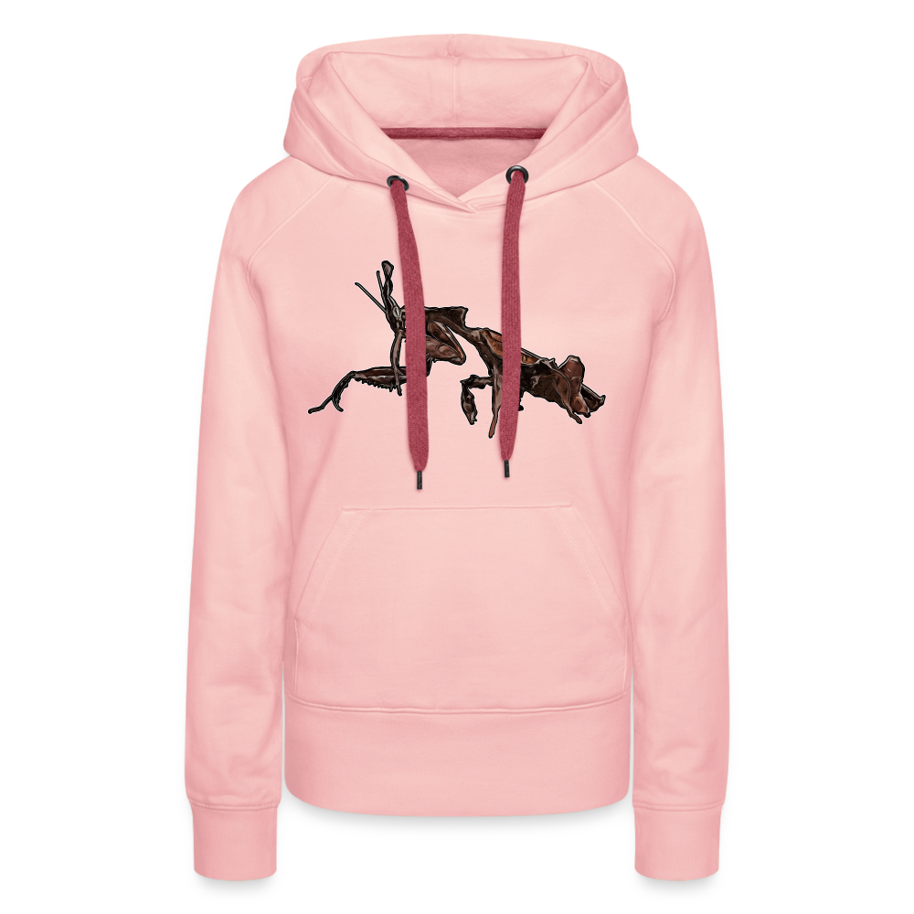 Frauen Hoodie Phyllocrania paradoxa female 2 - Kristallrosa