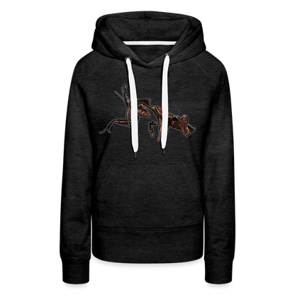 Frauen Hoodie Phyllocrania paradoxa female 2 - Anthrazit