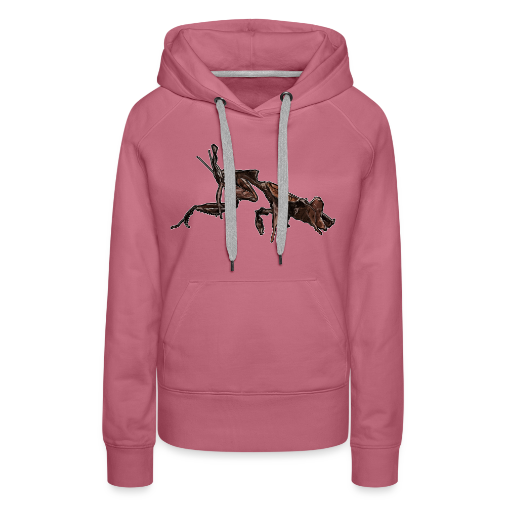 Frauen Hoodie Phyllocrania paradoxa female 2 - Malve
