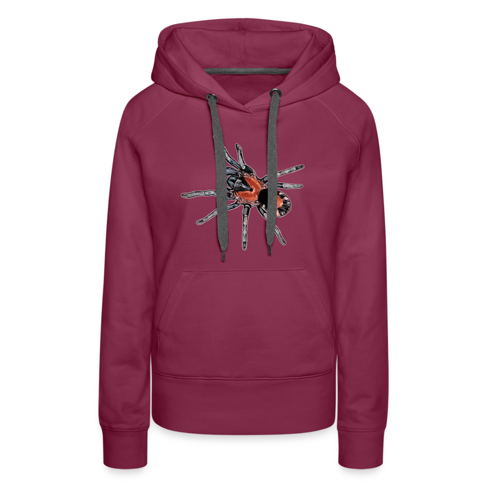 Frauen Hoodie Cyriocosmus elegans - Bordeaux