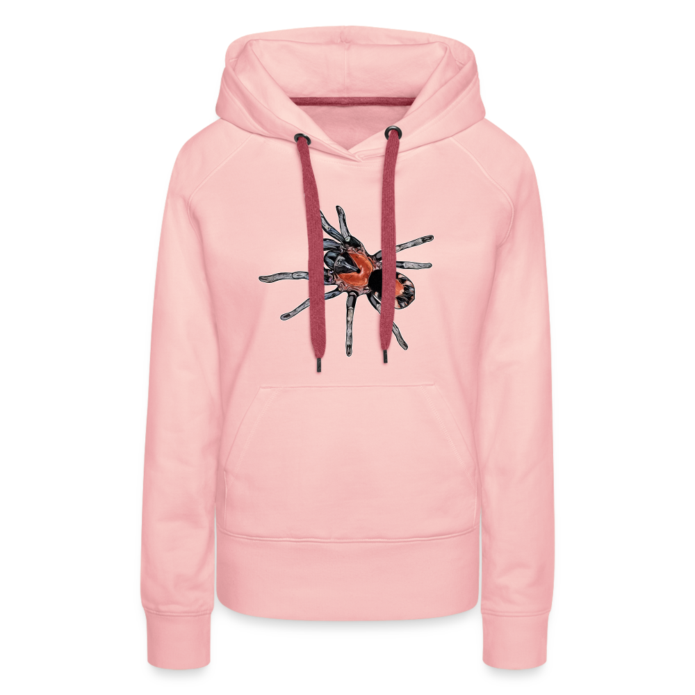 Frauen Hoodie Cyriocosmus elegans - Kristallrosa