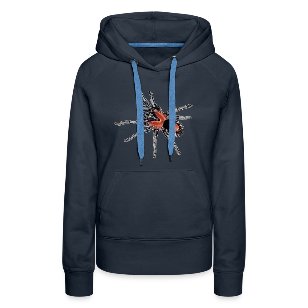 Frauen Hoodie Cyriocosmus elegans - Navy