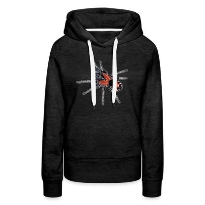 Frauen Hoodie Cyriocosmus elegans - Anthrazit