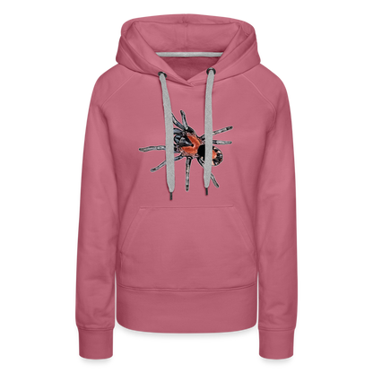 Frauen Hoodie Cyriocosmus elegans - Malve