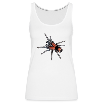 Frauen Tank Top Cyriocosmus elegans - weiß