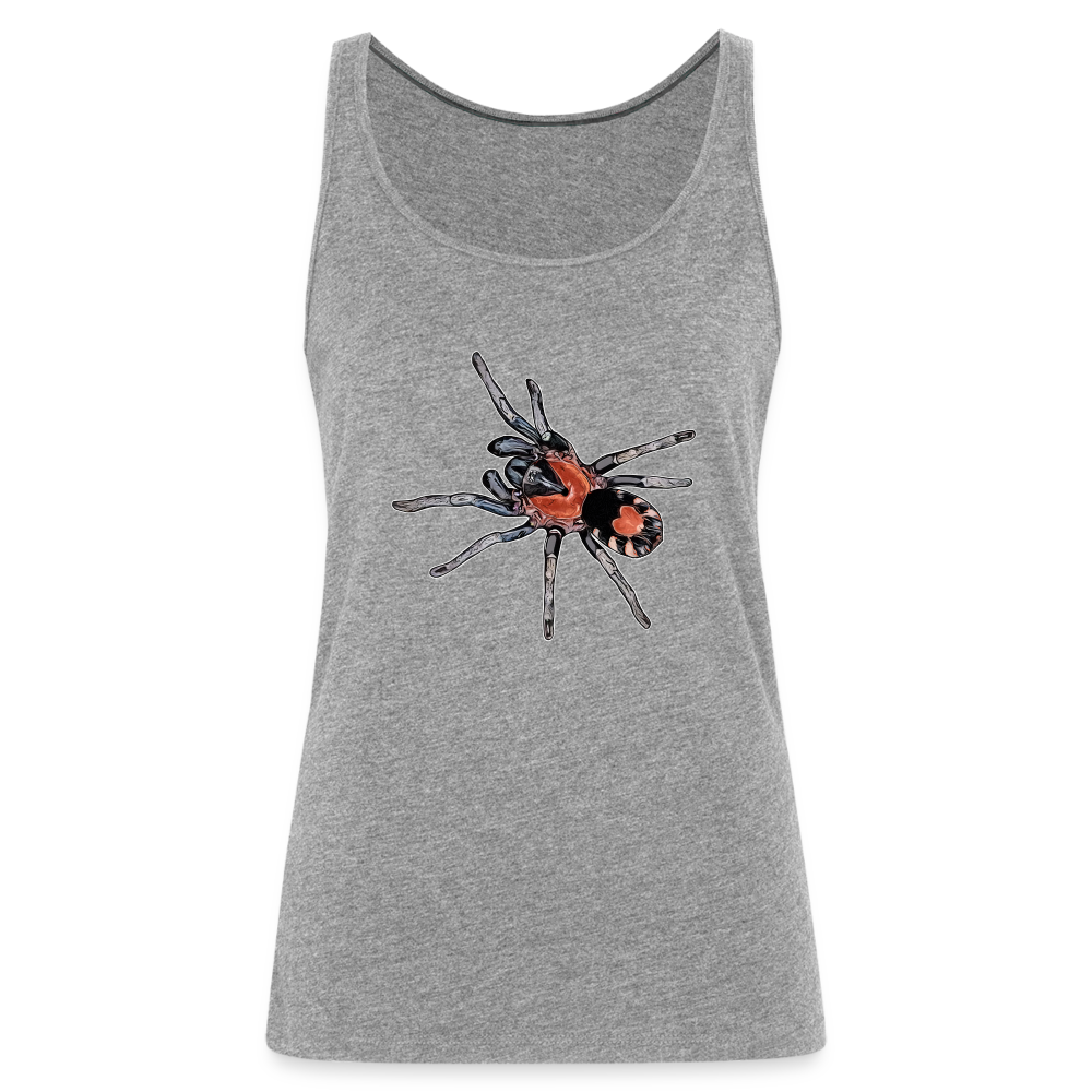 Frauen Tank Top Cyriocosmus elegans - Grau meliert
