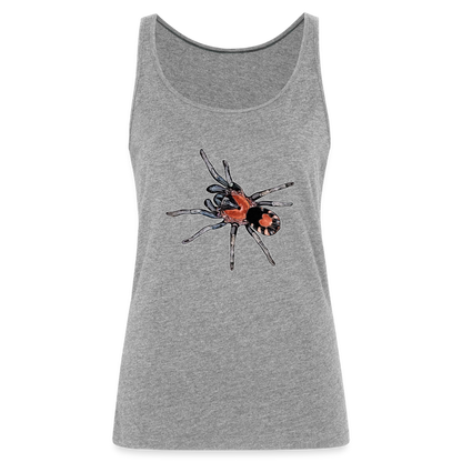 Frauen Tank Top Cyriocosmus elegans - Grau meliert