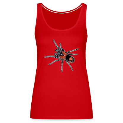 Frauen Tank Top Cyriocosmus elegans - Rot