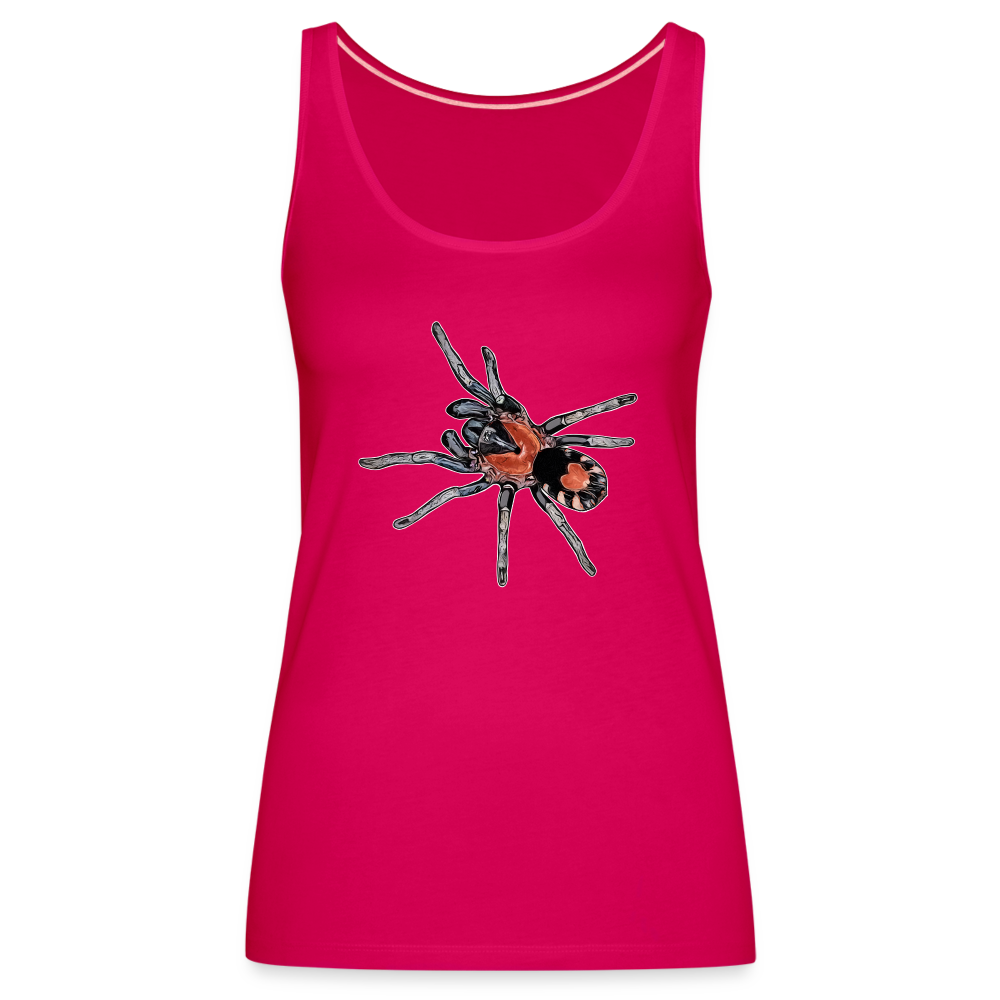 Frauen Tank Top Cyriocosmus elegans - dunkles Pink