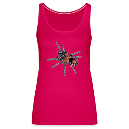 Frauen Tank Top Cyriocosmus elegans - dunkles Pink